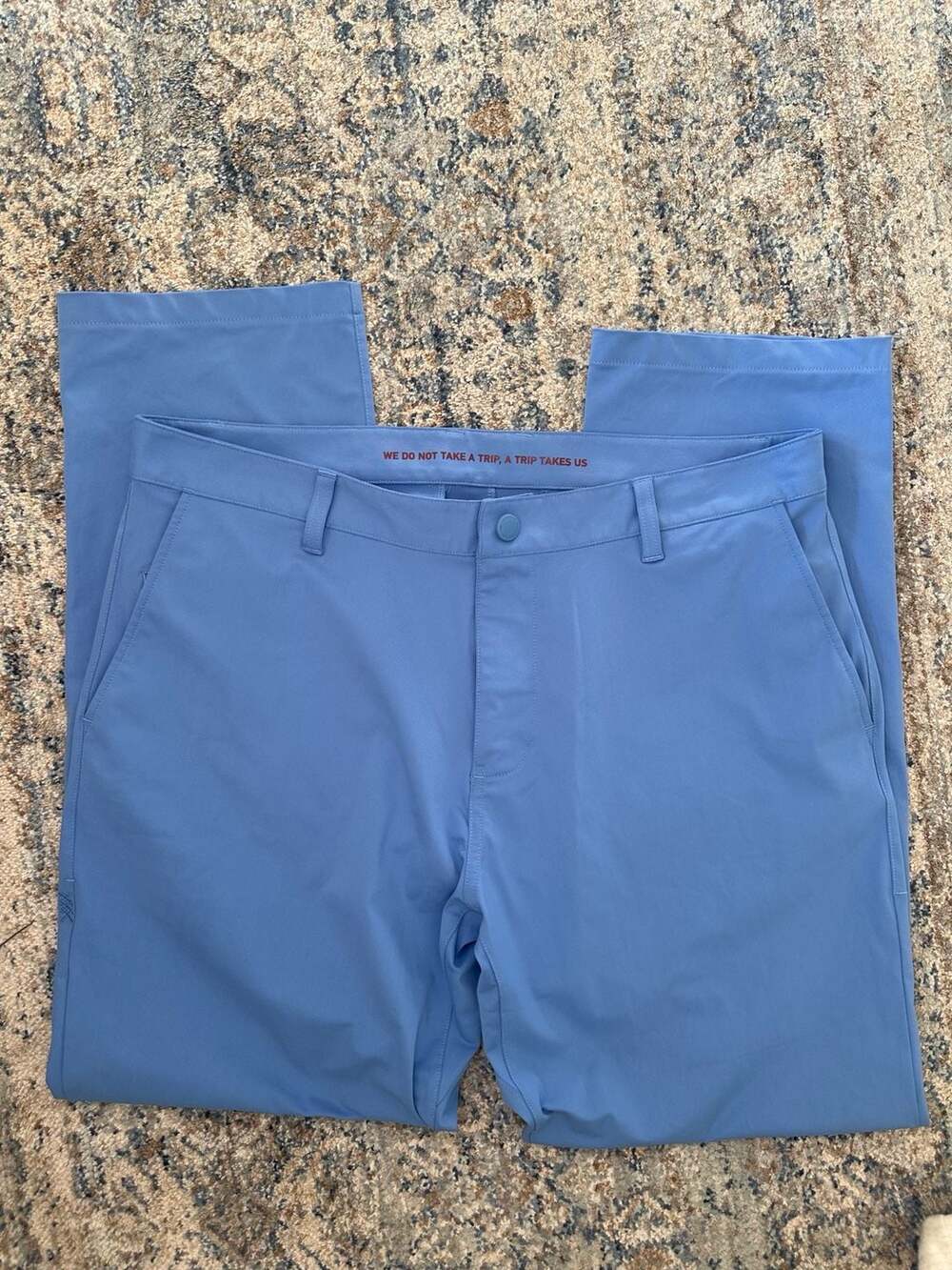 Rhone Men's Blue Commuter Pants Size 35